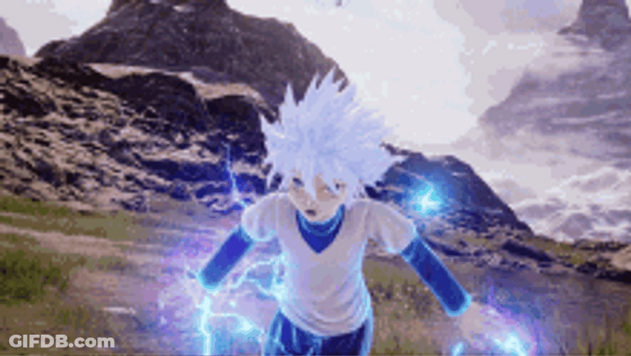 Killua Zoldyck Hunter X Hunter Godspeed 3D Fight GIF