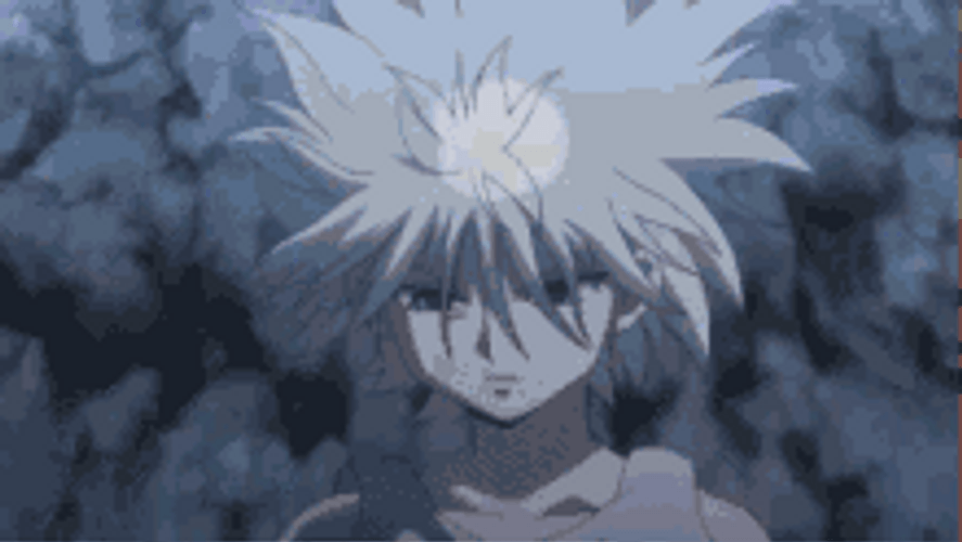 Killua Zoldyck Hunter X Hunter Godspeed Colorful Hair GIF