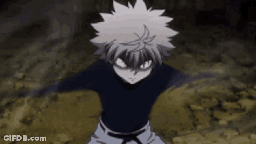 Killua Zoldyck Hunter X Hunter Godspeed Fast Movements GIF
