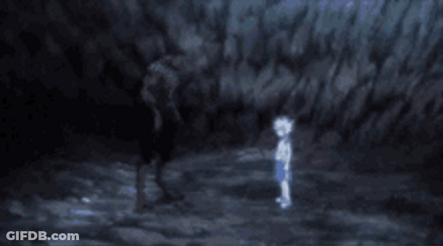Killua Zoldyck Hunter X Hunter Godspeed Hitting Opponent GIF