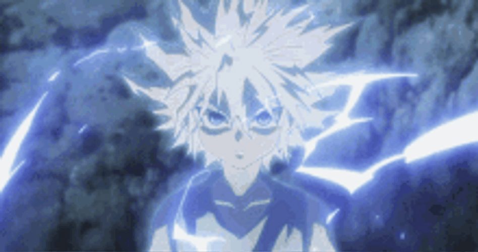 Killua Zoldyck Hunter X Hunter Godspeed Serious Look GIF