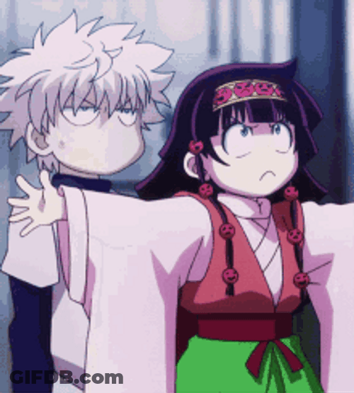 Killua Zoldyck Nervous And Speechless GIF