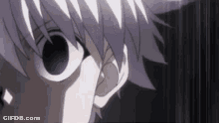 Killua Zoldyck Nervous GIF