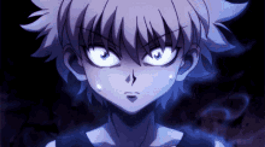 Killua Zoldyck Slowly Getting Angry GIF