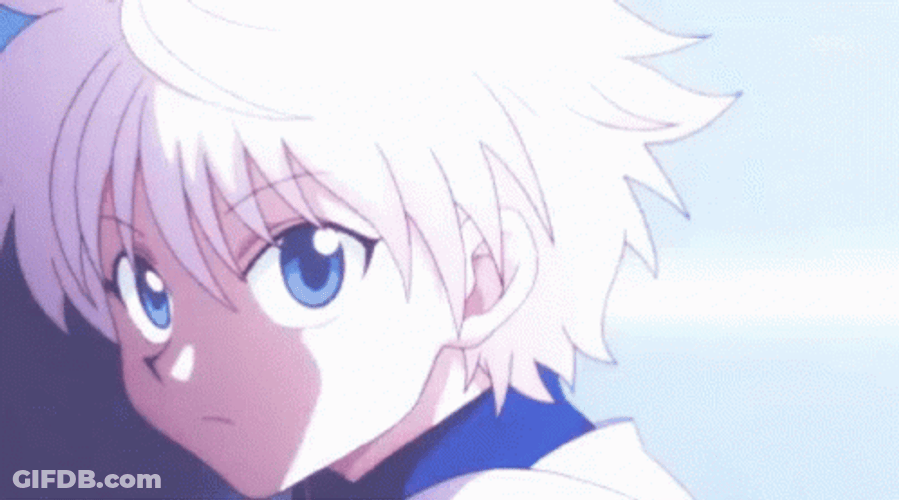Killua Zoldyck Smiling Sweetly GIF
