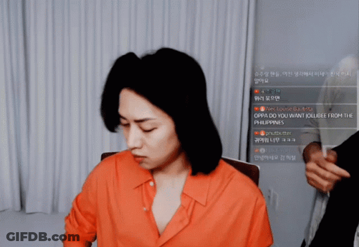 Kim Heechul Super Junior With Dog Pull Hair GIF