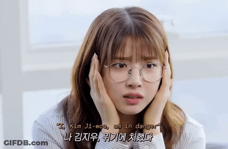 Kim Jiwoo Im In Danger GIF