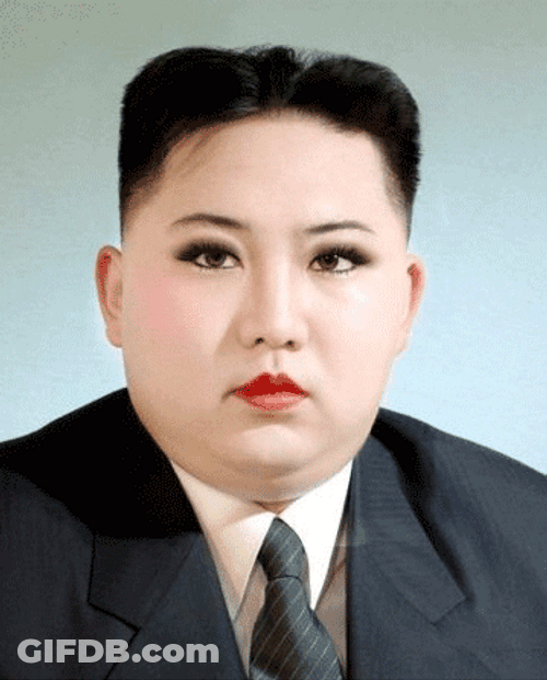 Kim Jong Un Beautification GIF
