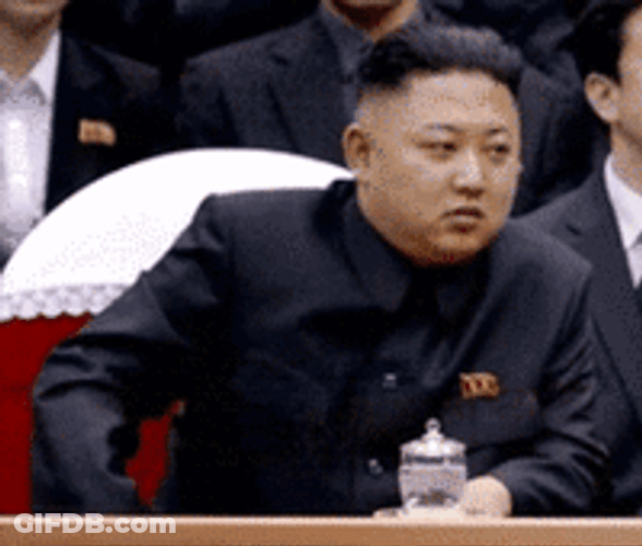 Kim Jong Un Clapping During Pres Con GIF