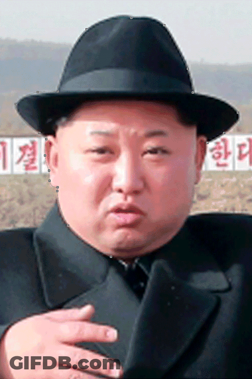 Kim Jong Un Photoshop GIF