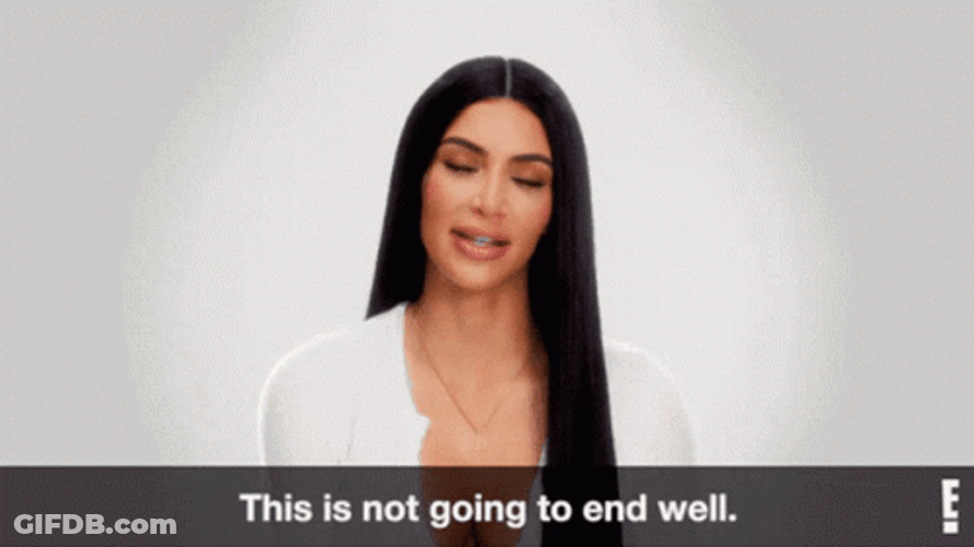Kim Kardashian Bad Ending GIF