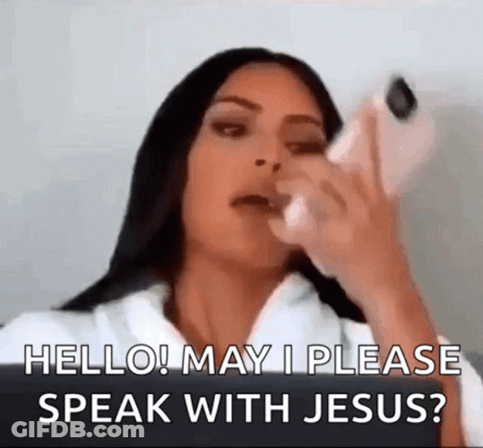 Kim Kardashian Calling GIF