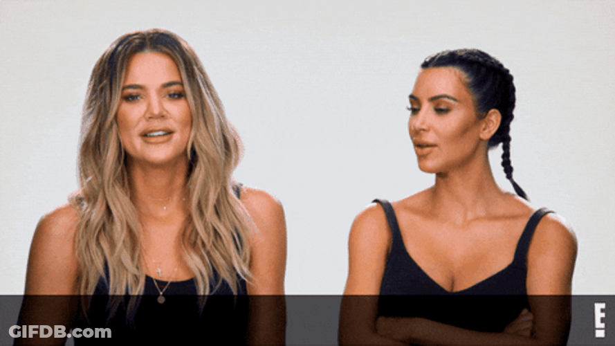 Kim Kardashian Chloe Healthy Balance GIF