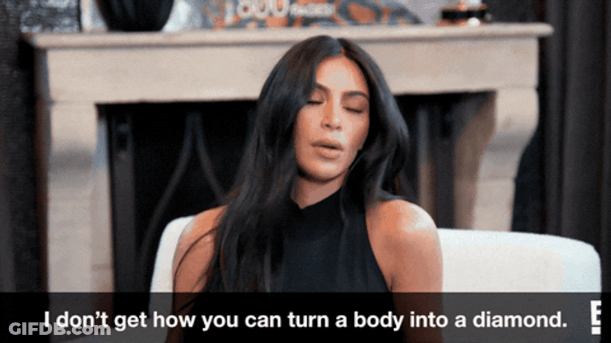 Kim Kardashian KUWTK Diamond GIF