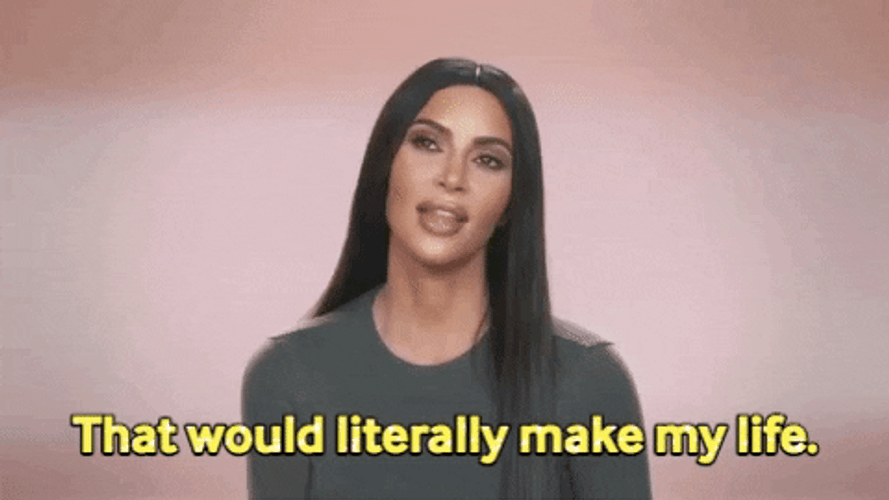 Kim Kardashian Life Dream GIF