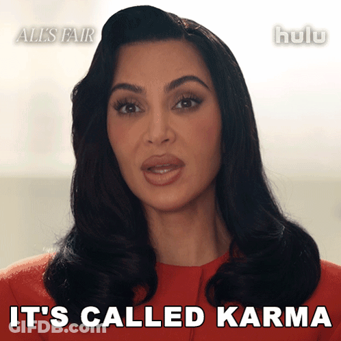 Kim Kardashian Says It's Called Karma GIF