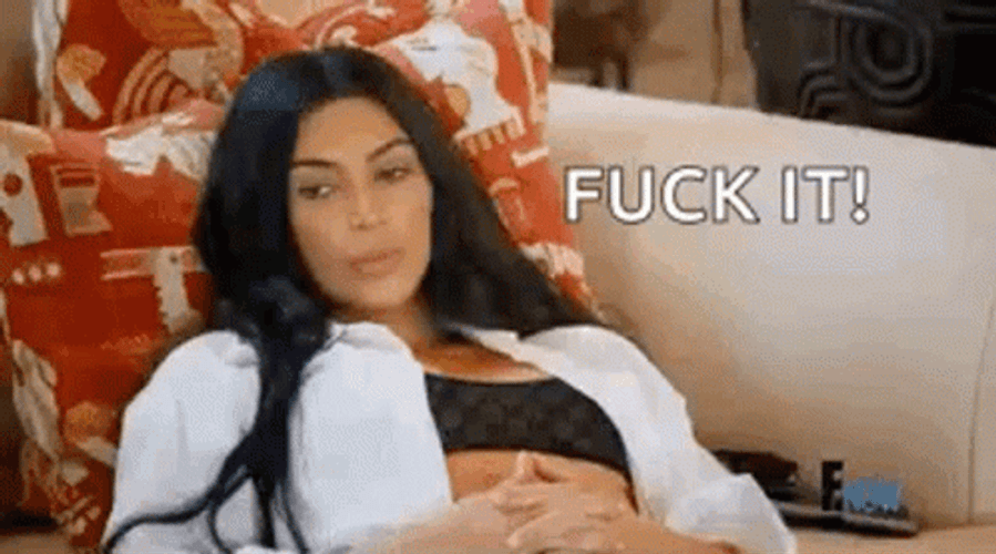 Kim Kardashian Side Eye GIF