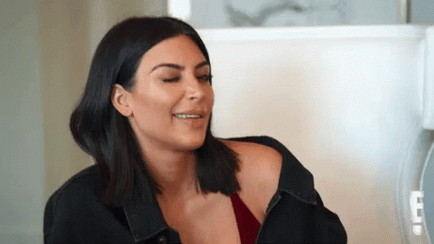Kim Kardashian Wink GIF