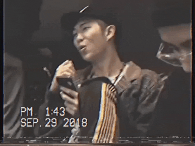 Kim Nam-Joon Behind The Scene GIF