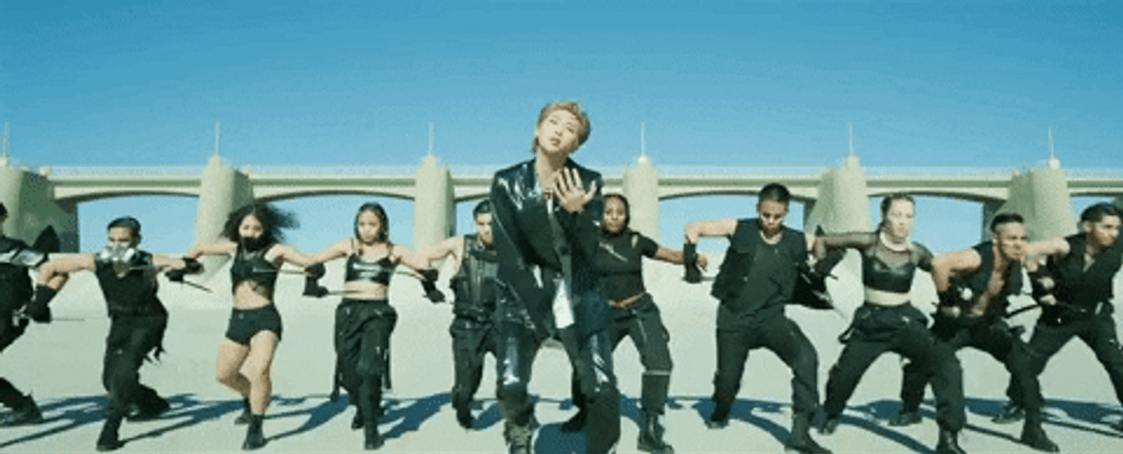 Kim Nam-Joon Sing And Dance GIF