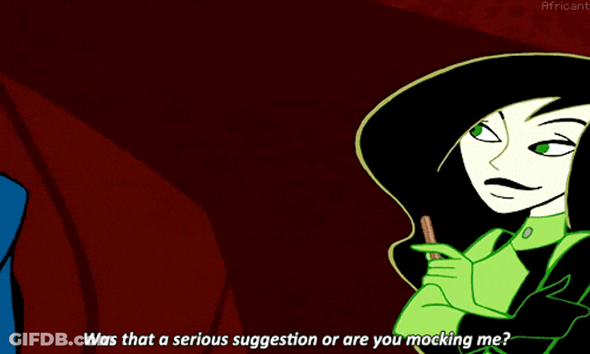 Kim Possible Shego Mocking Dr. Krakken GIF