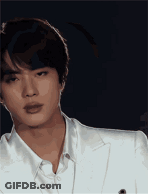 Kim Seok Jin Handsome Korean GIF