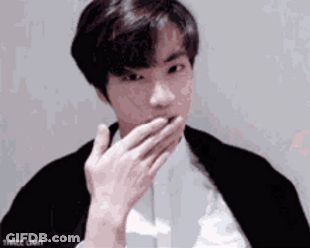 Kim Seok Jin Saying Hello GIF