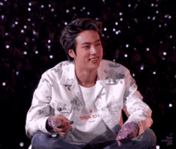 Kim Seok Jin Smiling Face GIF