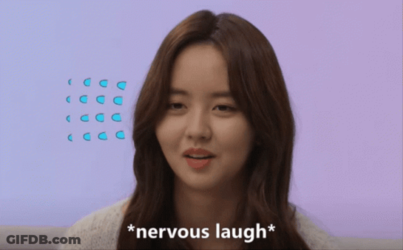 Kim So-Hyun Nervous Laugh GIF