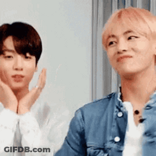 Kim Taehyung Jung Kook Adorable Dancing GIF