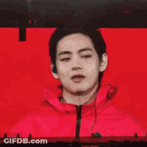 Kim Taehyung Making Face Cute GIF