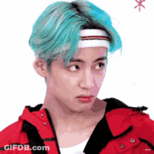 Kim Taehyung Roll Eyes Cute GIF