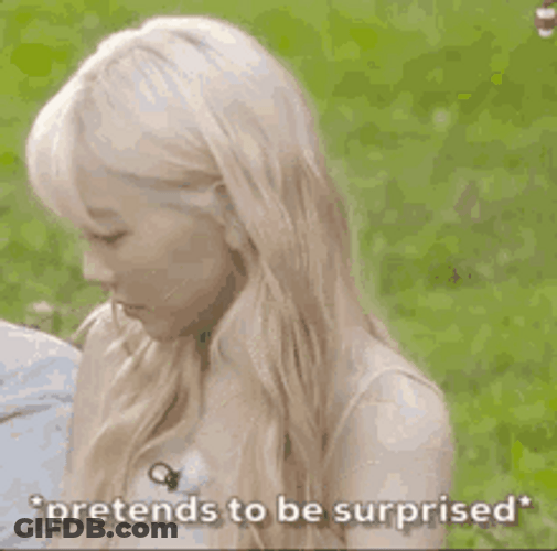 Kim Taeyeon Pretending Surprised GIF