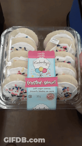 Kimberly's Frosted Glaces Cookies GIF