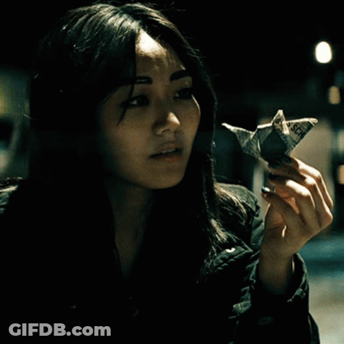 Kimiko Intently Observing GIF