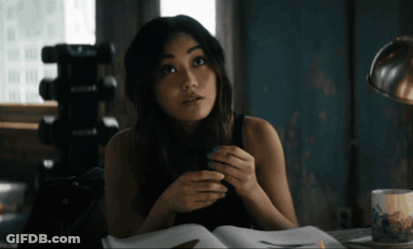 Kimiko Long Stare GIF