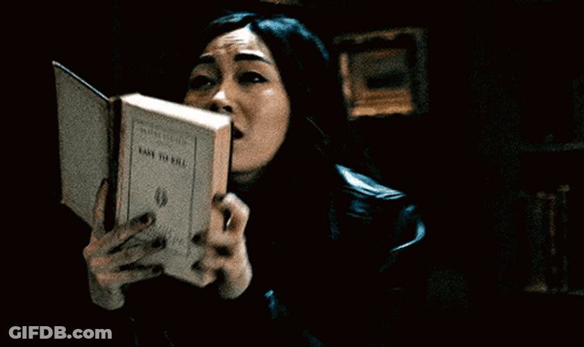Kimiko Possessed By The Book GIF