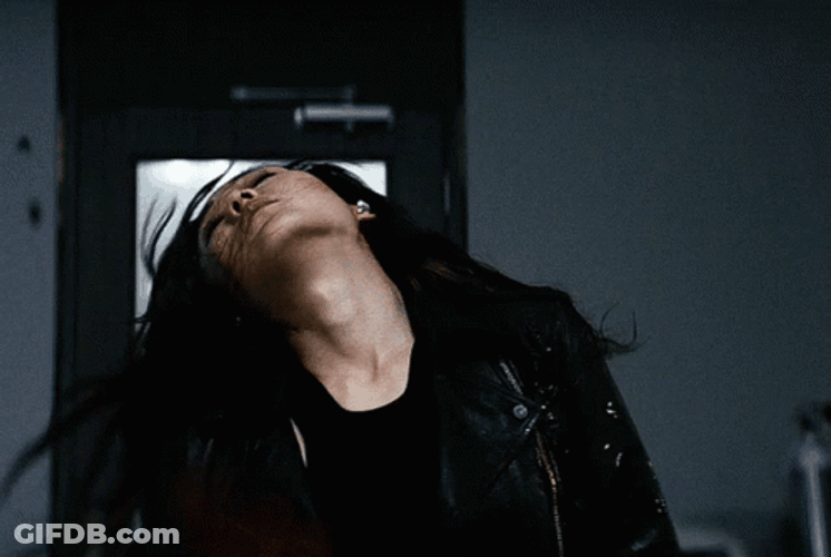 Kimiko Scary Face GIF