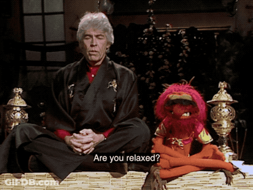 Kimono Man Lotus Stuffed Animal Are You Relaxed GIF
