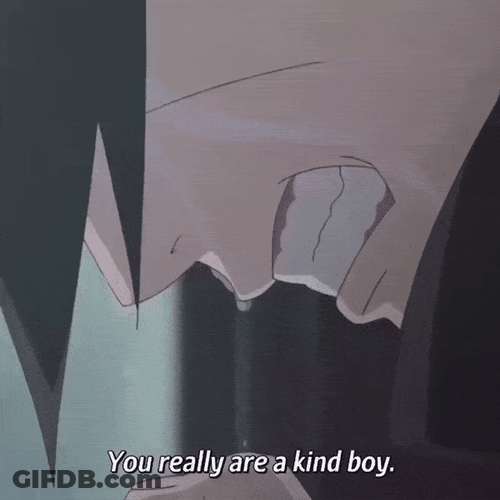 Kind Sasuke Uchiha Sobbing Silently GIF
