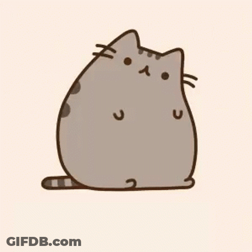 Kinda Lazy Cat On Pusheen Thanksgiving GIF