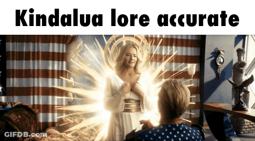 Kindalua Lore Accurate Woman With Light Coming Out Of Chest GIF