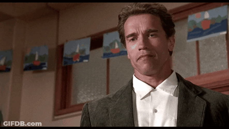 Kindergarten Cop Detective John Kimble Ask Questions GIF