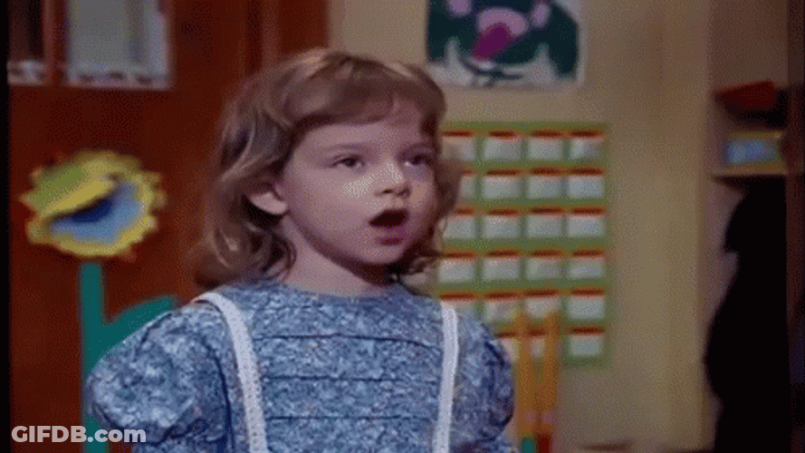 Kindergarten Cop Emma And Detective John Kimble GIF
