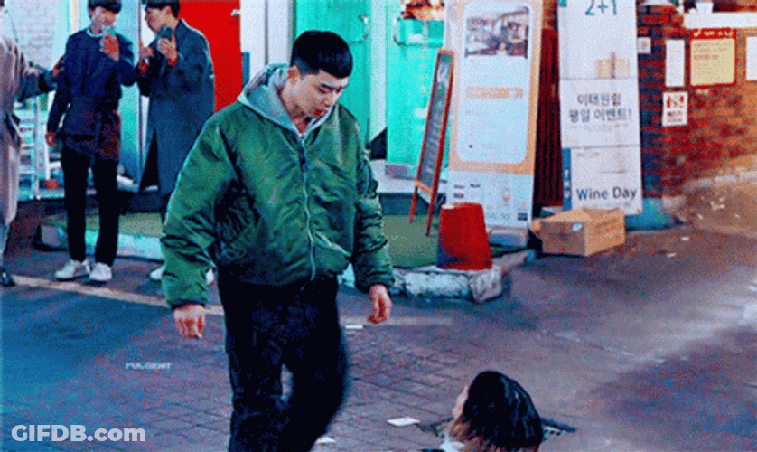 Kindness Park Seo Joon Lifting Kim Dami GIF