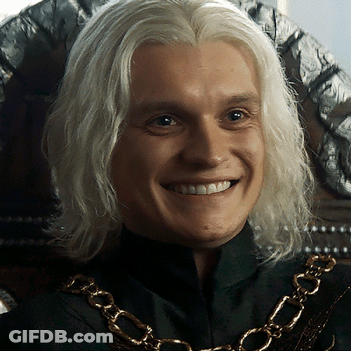 King Aegon Targaryen Evil Laugh GIF