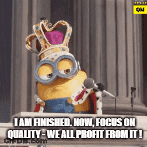 King Bob Focus On Quality GIF