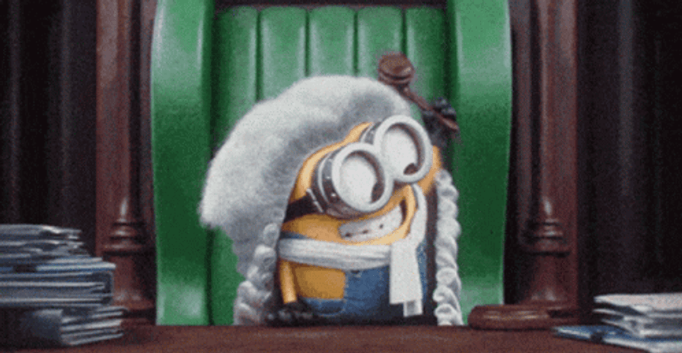 King Bob Frantic Judge Hitting Gavel GIF