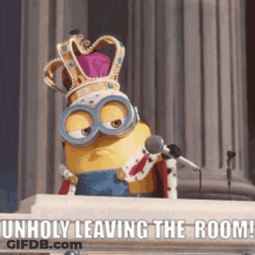 King Bob Unholy Leaving The Room GIF