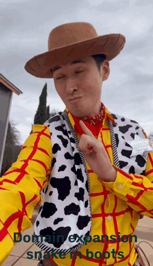 King Chris Woody Domain Expansion Snake In Boots GIF